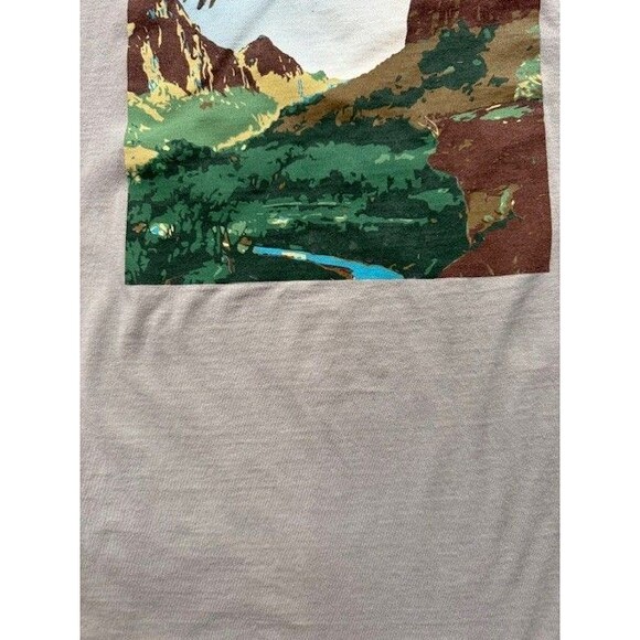 Zion National‎ Park T-Shirt MED Comfort Wash Eagle Mountains Mens Womens - Picture 9 of 10